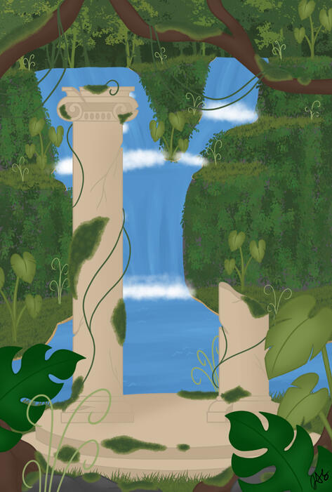 Ruins Wallpaper on Ko-fi